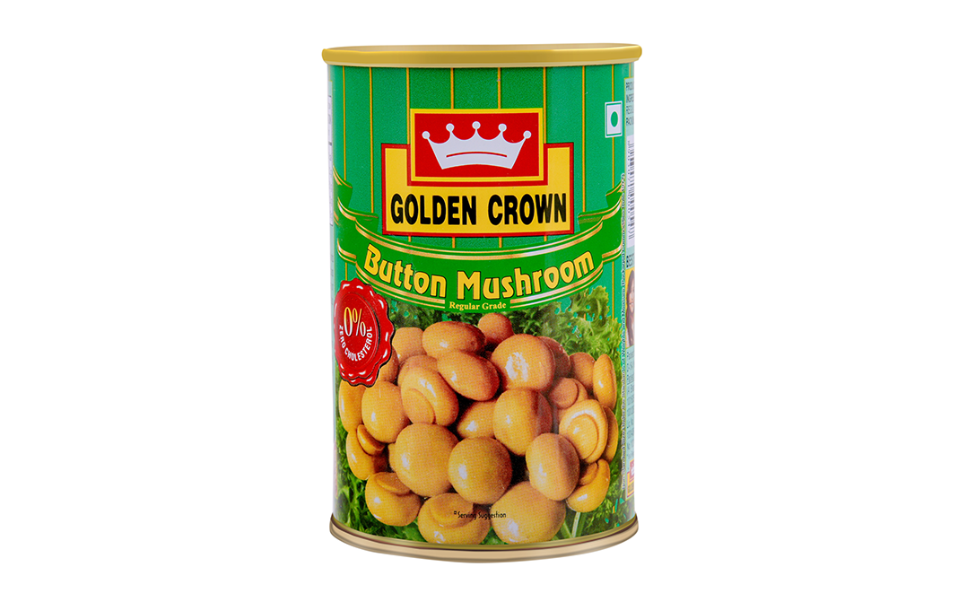 Golden Crown Button Mushroom    Tin  400 grams